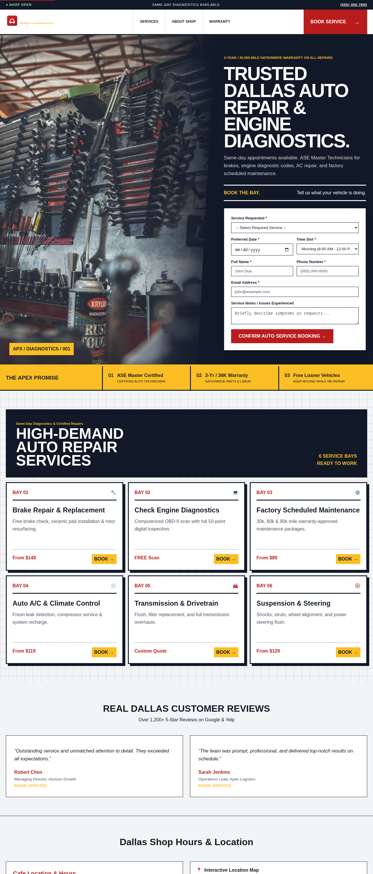 Automotive Repair Desktop Preview