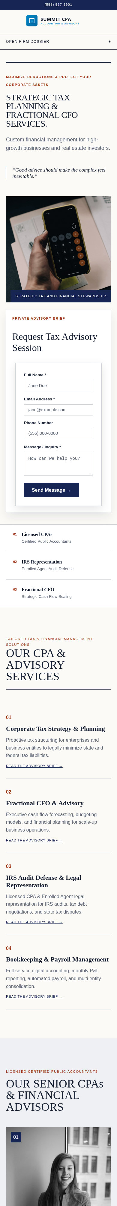 CPA Accounting Mobile Preview