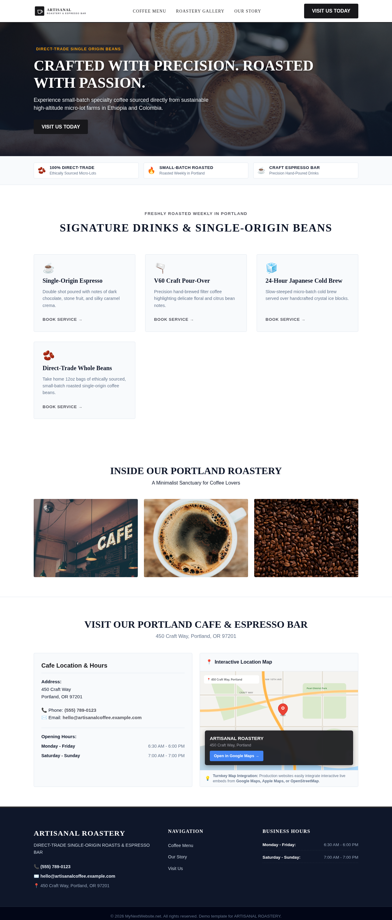 Minimal Coffee Roastery