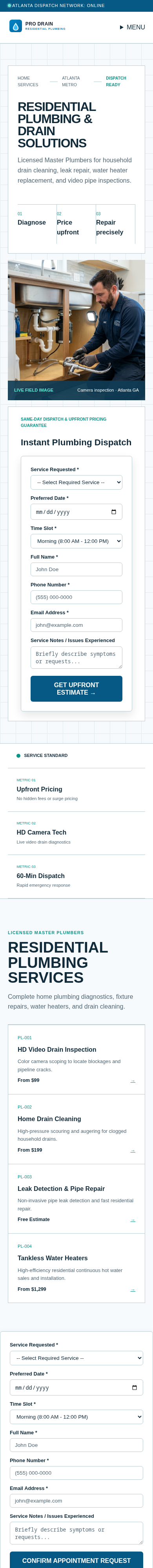 Residential Plumbing Mobile Preview